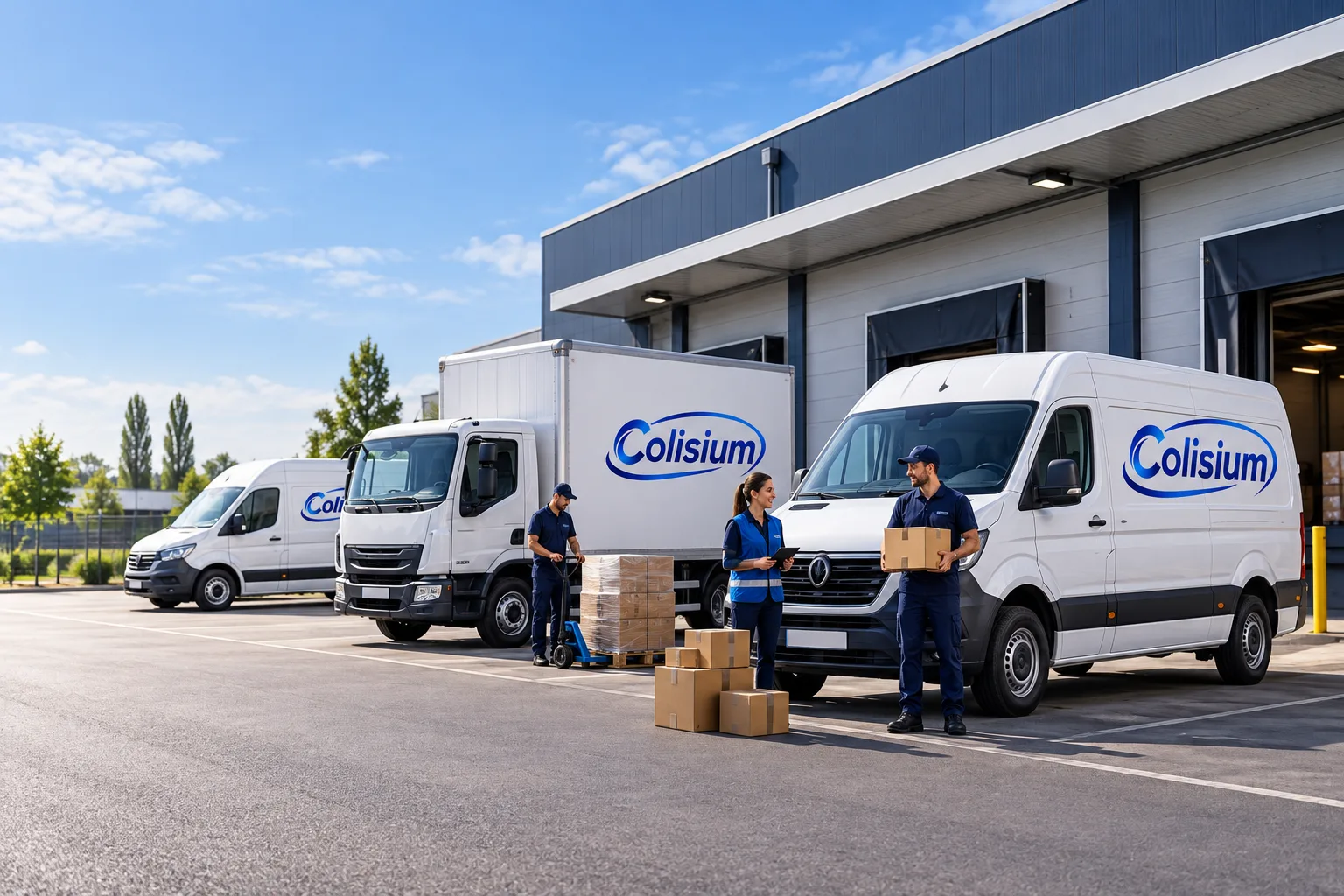 Équipe et véhicules Colisium mobilisés en renfort d’activité